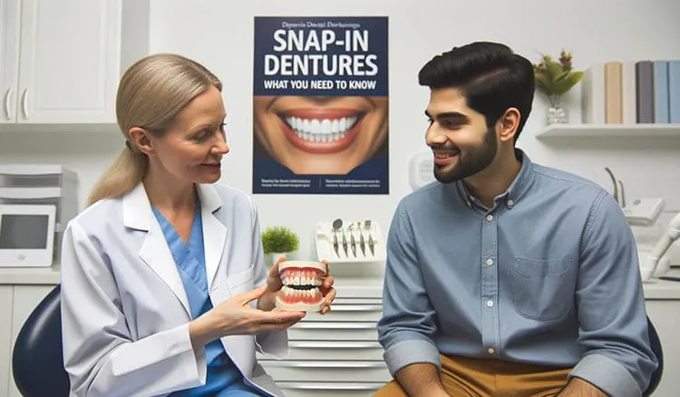 Snap-In Dentures: What You Need to Know